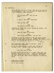 Moe Howard's 32pp. Script Dated October 1939 for The Three Stooges 1940 Film ''You Nazty Spy!'' -- With Numerous Annotations in Moe's Hand Throughout -- Very Good Condition